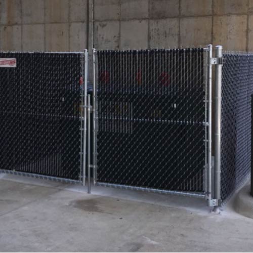 Black Vinyl Chain Link Fence