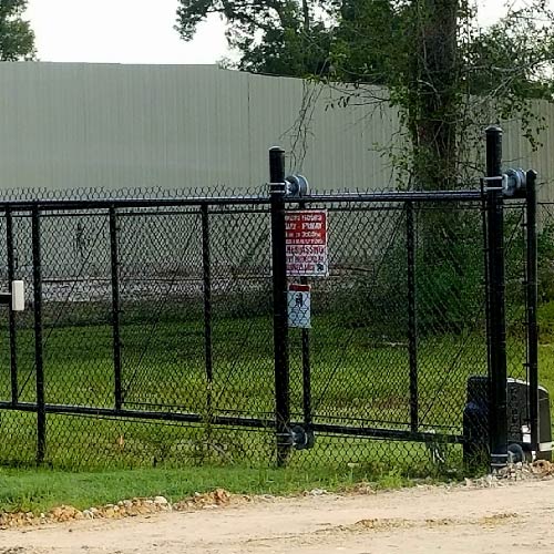 Black Vinyl Chain Link Fence