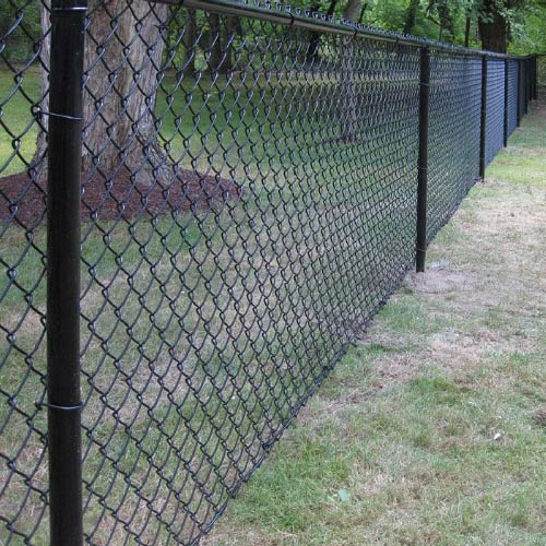 Black Vinyl Chain Link Fence