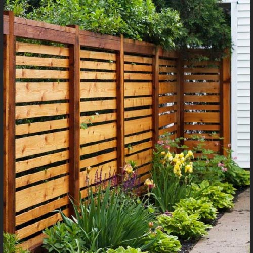 Horizontal Privacy Fence