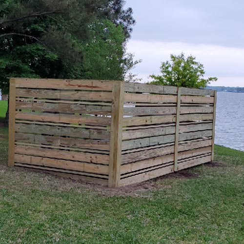 Horizontal Privacy Fence