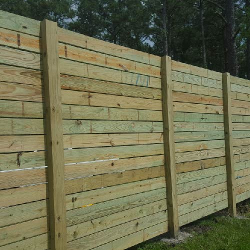 Horizontal Privacy Fence