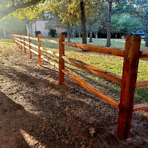 Split Rail Fencing